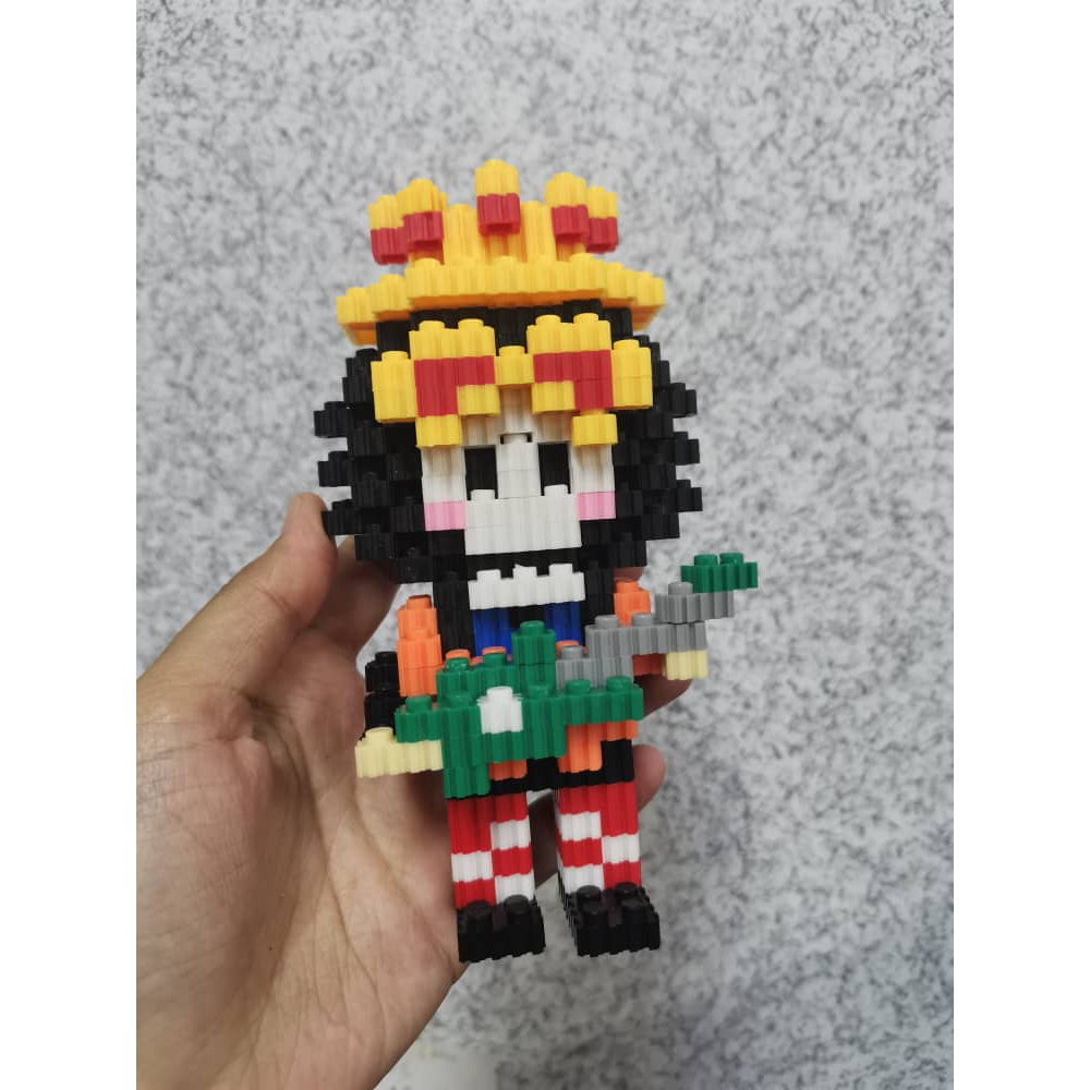 MINI LEGO FAMOUS ONE PIECE CHARACTER STRAWHAT PIRATES ANIME MANGA CHARACTER ของเล่น