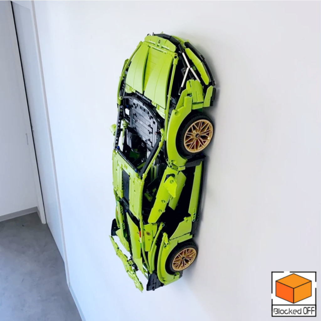 ชุดติดผนัง เหมาะสําหรับ Lego Technic Lamborghini Sian (42115)