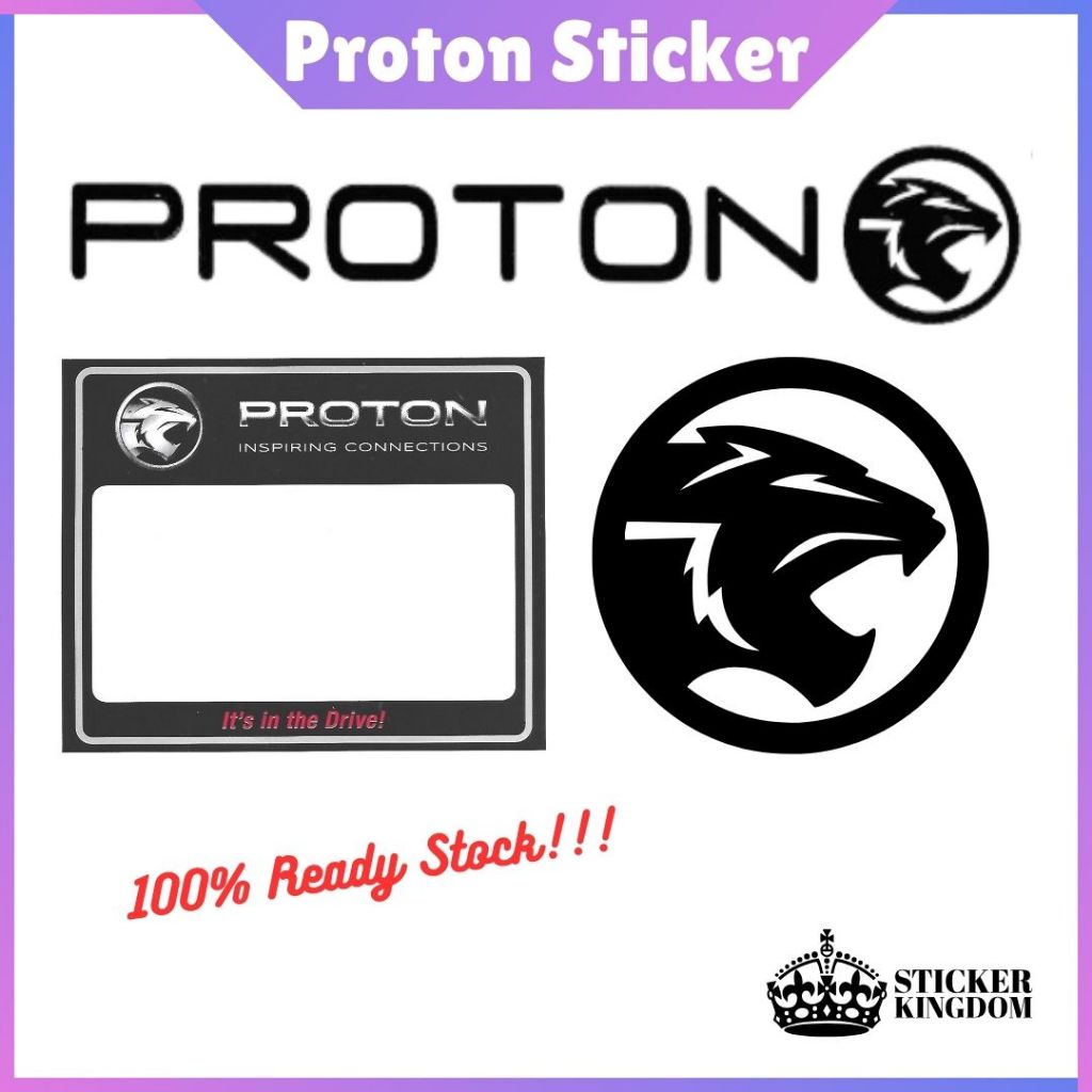 [STICKER KINGDOM] PROTON STICKER PROTON ROADTAX PROTON STICKER UNTUK KERETA PROTON STICKER RFID STIC