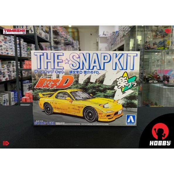 Aoshima The Snap Kit Initial D Keisukes FD3S (สเกล 1/32)