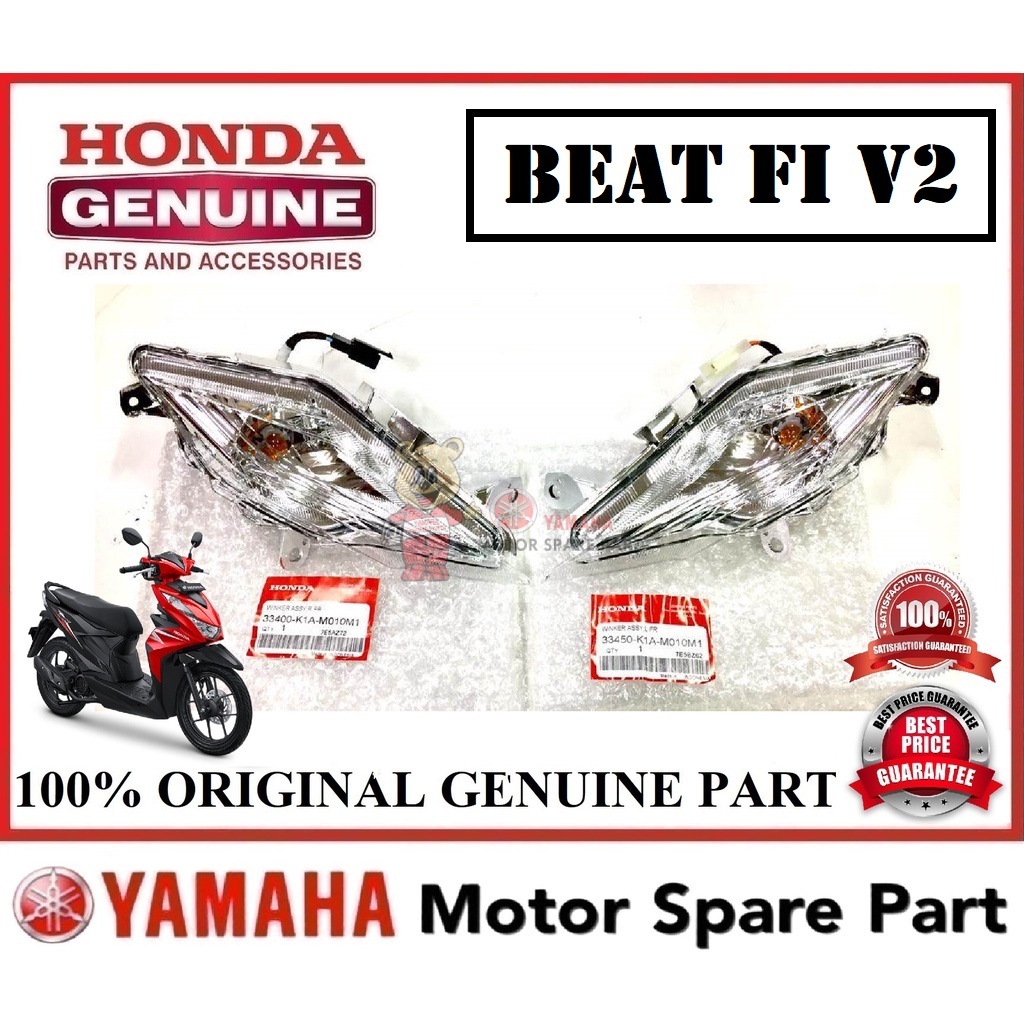 HONDA BEAT FI V2 FRONT SIGNAL LAMP 0 33400-K1A-M010M1 33450-K1A-M010M1 DEPAN LAMPU WINKER BEAT110 V4