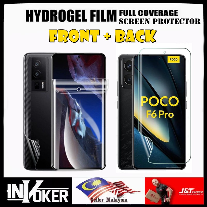 Poco F8 Ultra / F7 Ultra / F7 Pro / F6 / F5 Pro / F4 GT / F3 GT / F2 Pro / F1 / ตัวป้องกันหน้าจอไฮโด