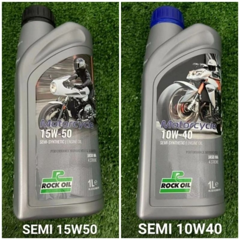 ROCK OIL 4T SEMI SYNTHETIC ENGINE OIL MOTORCYCLE 10W40 15W50 ROCK OIL MINYAK ENJIN
