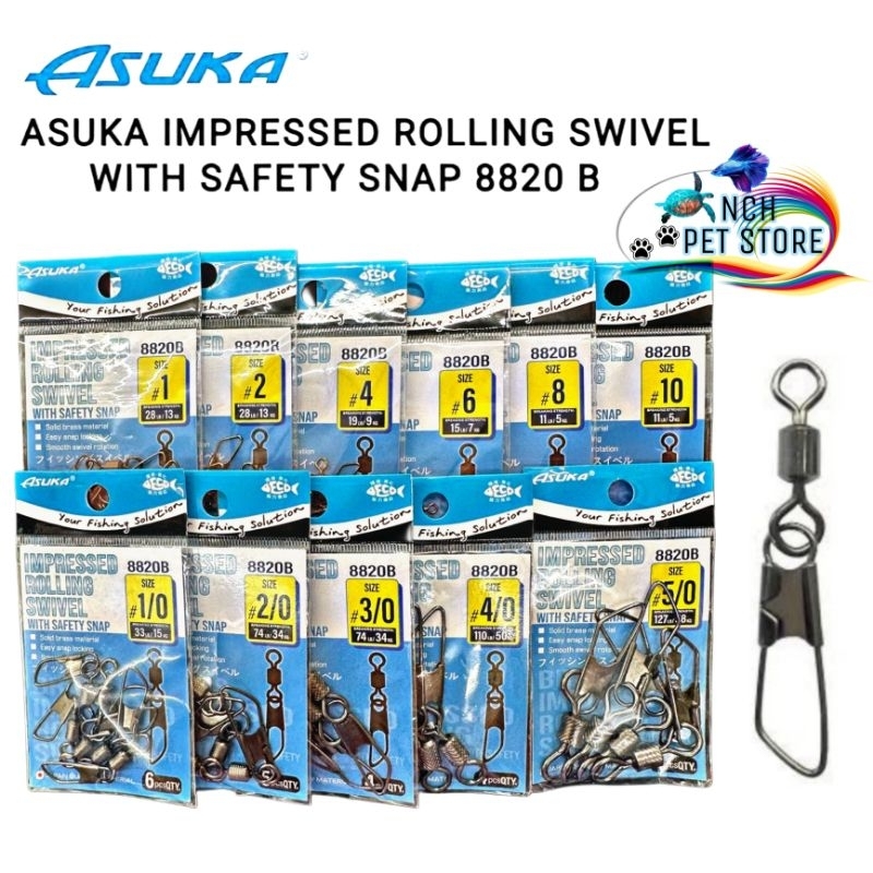 ASUKA 8820B IMPRESSED ROLLING SWIVEL