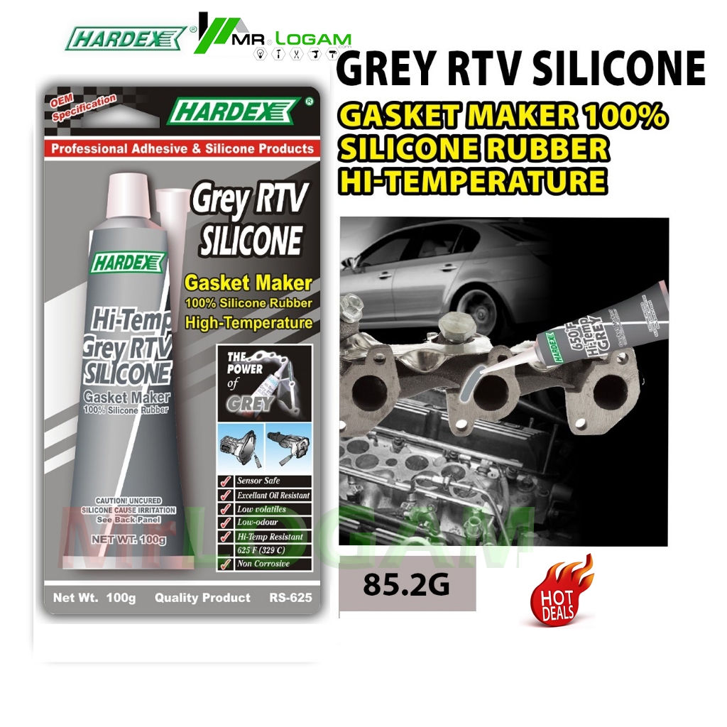 RS-625 HARDEX GREY RTV SILICONE GASKET MAKER