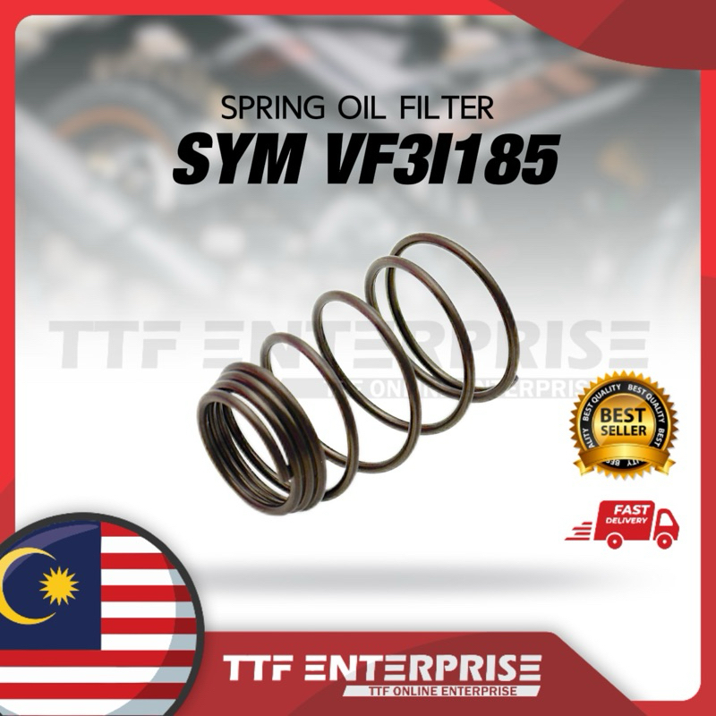 SYM VF3I185 SPRING กรองน้ํามันปลั๊กน้ํามันชุด SPRING ชุดกรอง O RING กรองน้ํามันกรอง NET VF3I 185