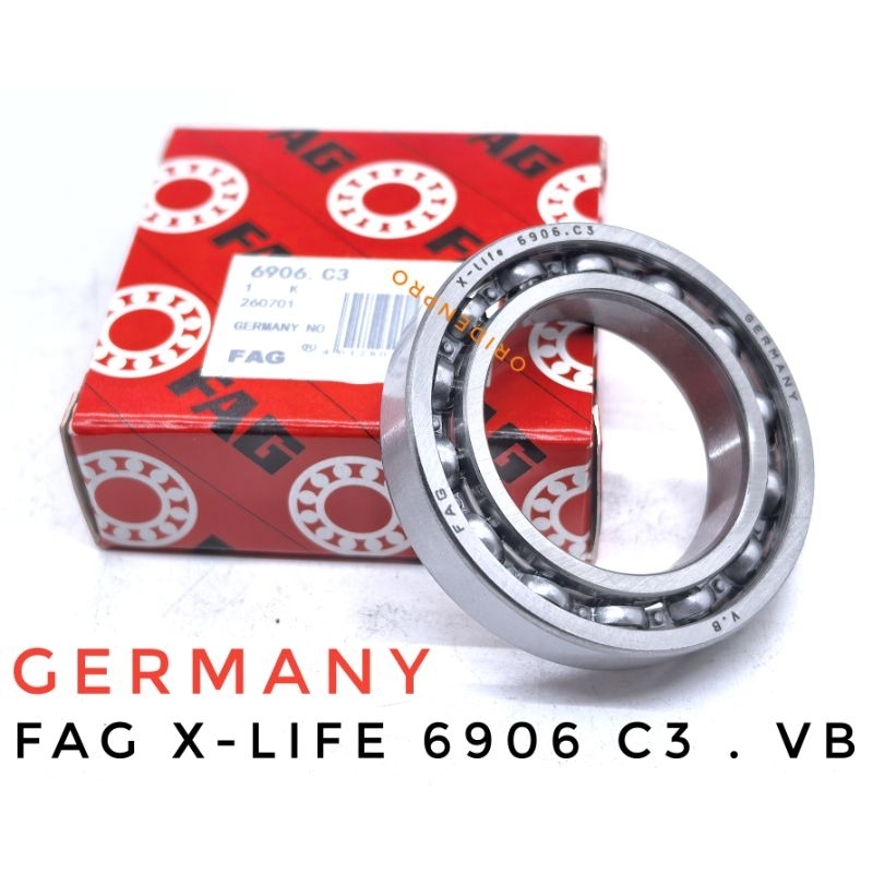 FAG 6902 6903 6905 . 6906 x-life c3 vb แบริ่งความเร็วสูงเยอรมนี
