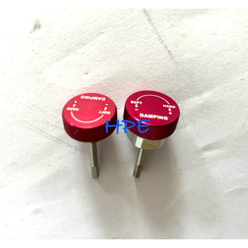 ปุ่ม ADJUST SOFT & HARD ABSORBER ADJUSTABLE GAB BC RACING BLIZT AR RACING & LAIN-LAIN