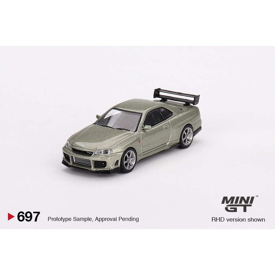 MINI GT 1/64 697 NISSAN SKYLINE GT-R R34 TOMMYKAIRA RZ MILLENIUM JADE