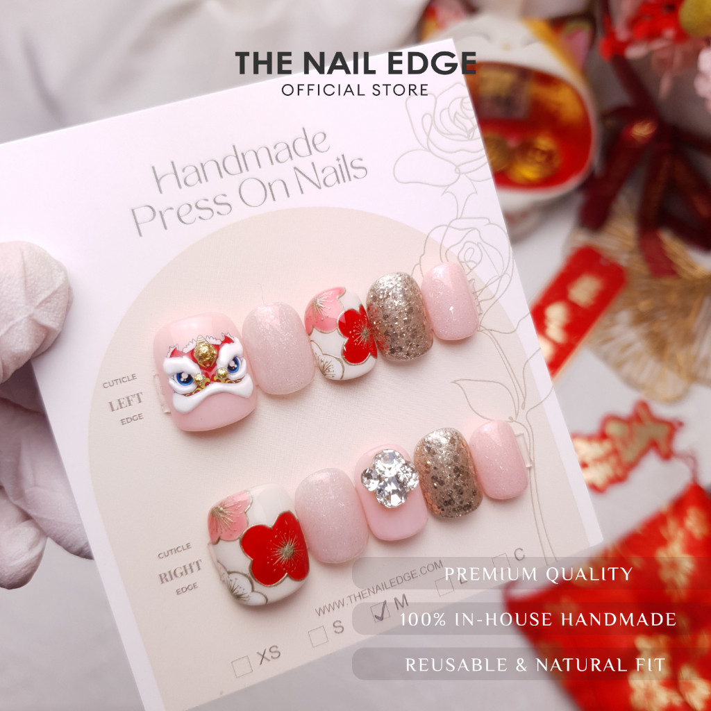 TheNailEdge Premium Handmade Press-On Nails - H054