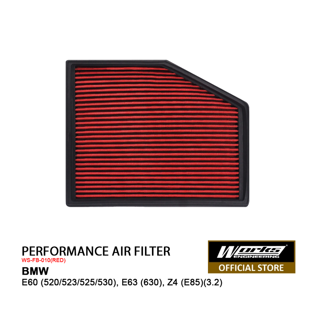 BMW E60 (520/523/525/530), E63 (630), Z4 (E85)(3.2) -WORKS AIR FILTER