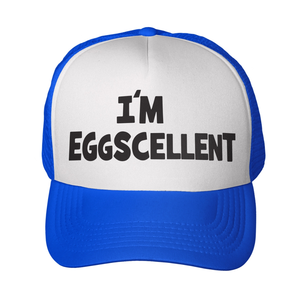 Im Eggscellent Hat Meme Rigby Regular Show หมวก Trucker ผู้ใหญ่