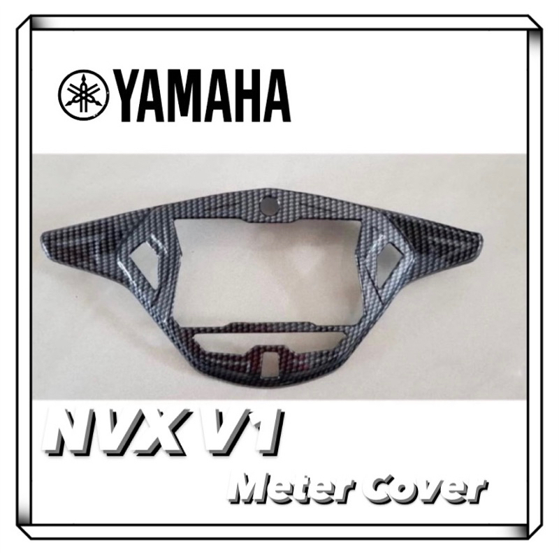 Yamaha Nvx V1 เมตรฝาครอบคาร์บอน Fibre Nvx V1 ฝาครอบเมตรคาร์บอน Nvx V1