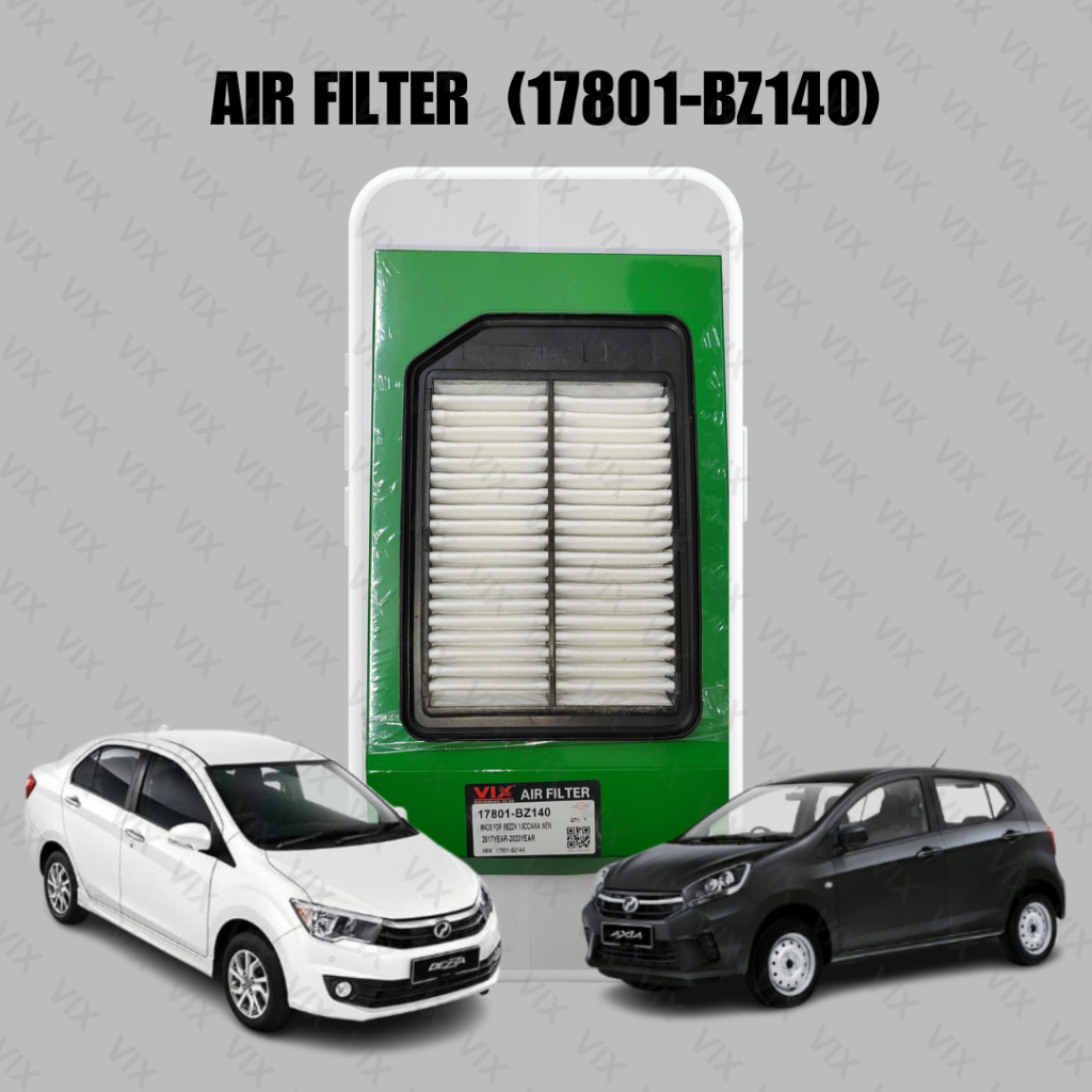 VIX ENGINE AIR FILTER PERODUA BEZZA 1.0CC/AXIA 1.0 YEAR(2017-2023) 17801-BZ140
