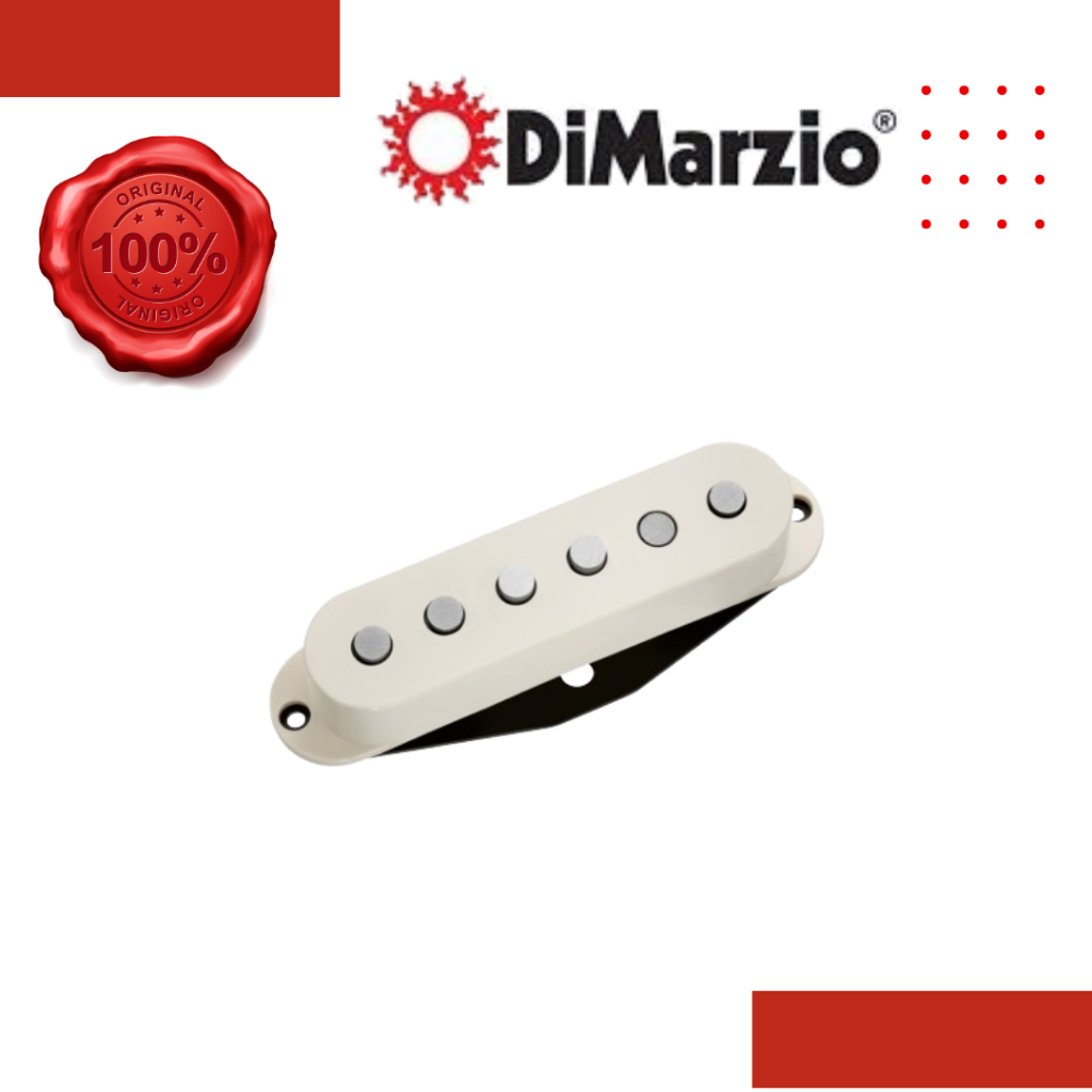 DiMarzio DP175SAW True Velvet Middle Pickup สีขาวอายุ