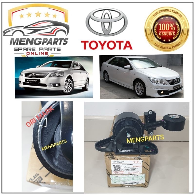 TOYOTA CAMRY ACV40 ACV41 & ACV51 2.0 ENGINE ROD & RIGHT ENGINE ROD MOUNTING & BRACKET 12309-0H070 12