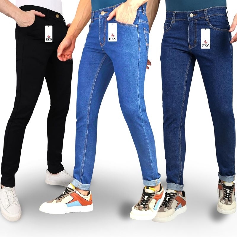 EKS Skinny Jeans Premium Quality Unisex Pant (24"-36")