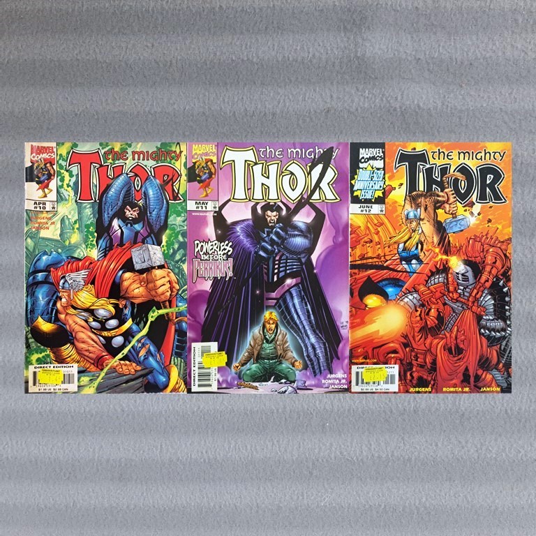 Thor 10- 12 3/3 Complete Set (ชุดที่ 2 Marvel Comics) Dan Jurgens, John Romita, Jr