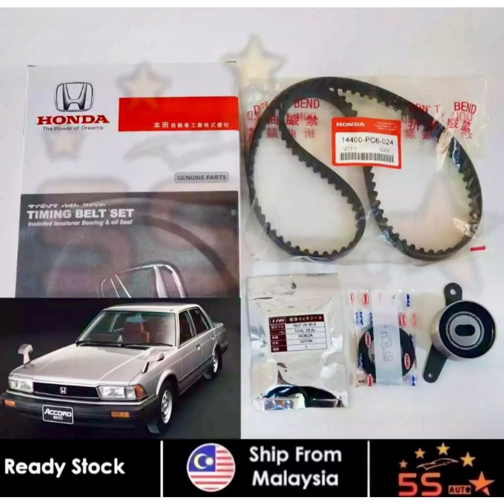 Honda 100K Timing Belt Kit ชุด 14400-PC6-004 สําหรับ Honda Accord SA6Y 1.8 2.0 SE3 CA5 SC SOHC Singl