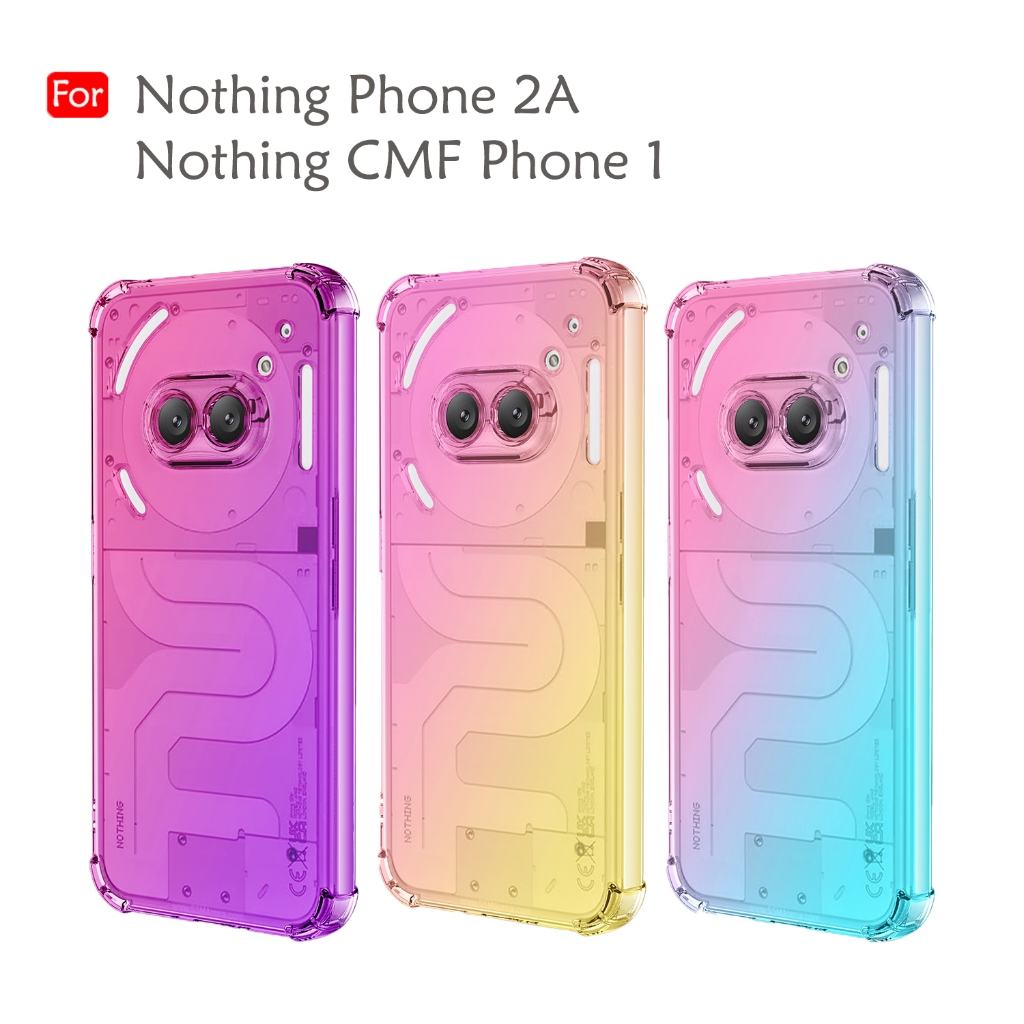 Nothing CMF Phone 1 / Phone 2A Case Aurora Anti-Shock Soft TPU Silicone Back Cover