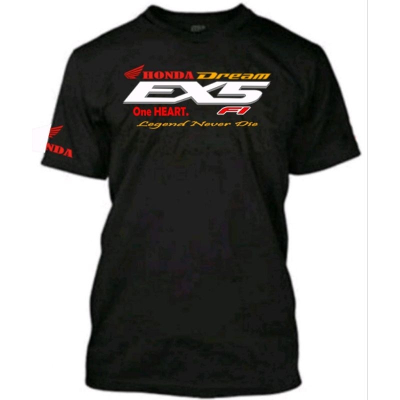 EX5 Rider Short Sleeve Motorcycle Shirt ผ้าฝ้าย 100%