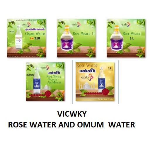 VICWKY PRODUCTS ROSE WATER AND OMAM WATER FOR PRAYERS