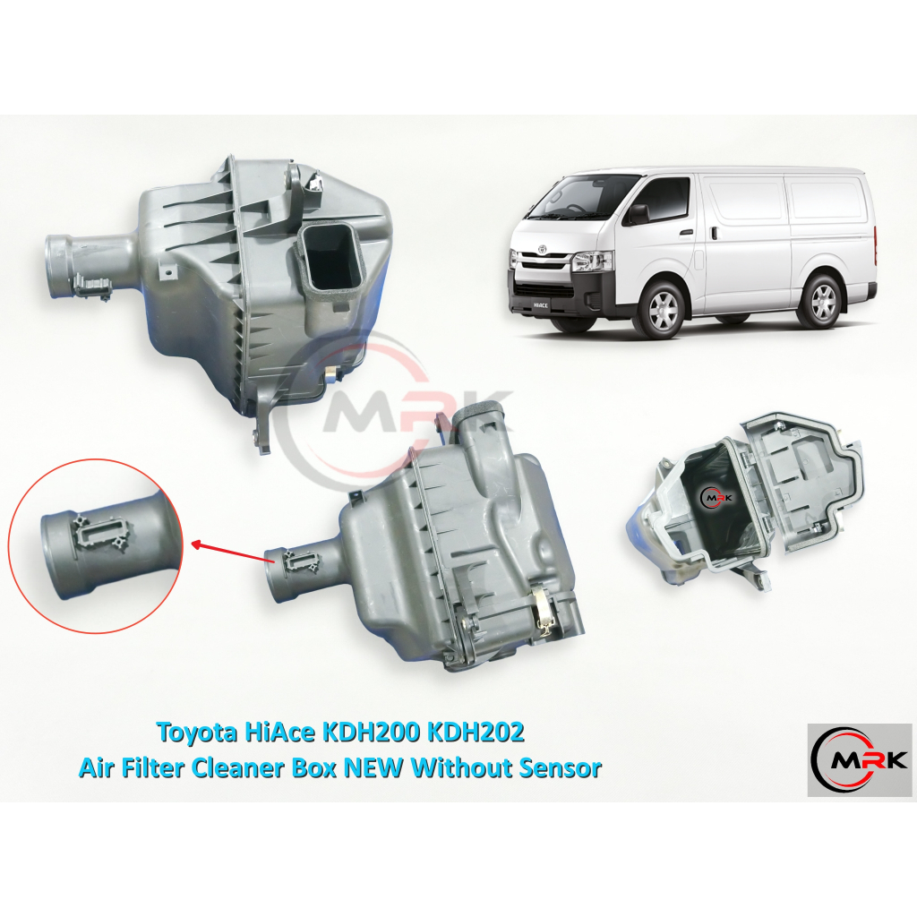 Toyota HiAce KDH200 KDH202 2014y กล่องทําความสะอาดกรองอากาศใหม่ไม่มีเซ็นเซอร์