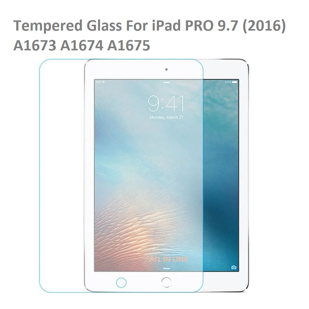 IPad PRO 9.7 (2016) A1673 A1674 A1675 กระจกเทมเปอร์ปกป้องหน้าจอ