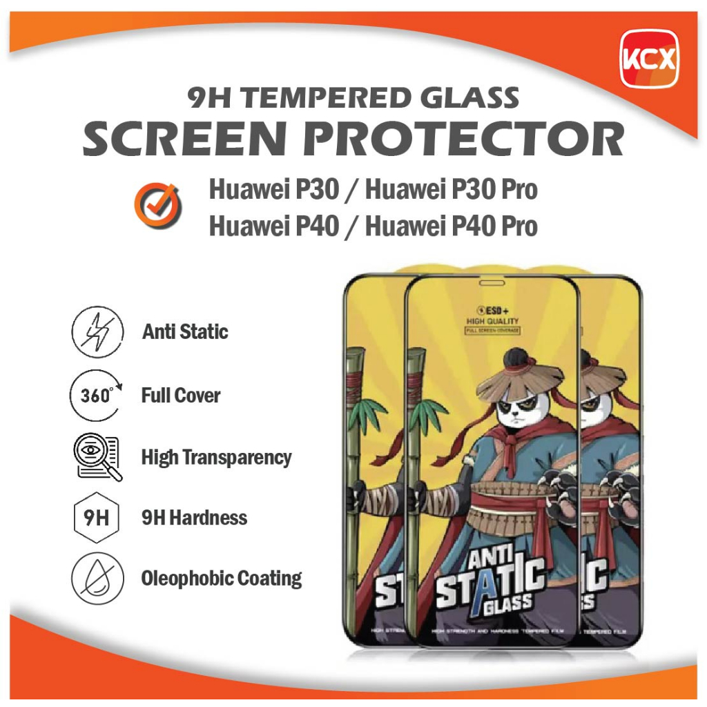 ใหม่! Huawei P30 / P30 Pro / P40 / P40 Pro กระจกเทมเปอร์ปกป้องหน้าจอ