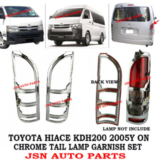 J101s02 ชุดไฟท้ายโครเมี่ยม โครเมี่ยม สําหรับ TOYOTA VAN KDH200 HIACE