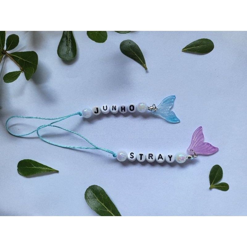 CUSTOMIZE NAME BEADS KEYCHAIN l สายคล้องโทรศัพท์ PASTEL COLOUR