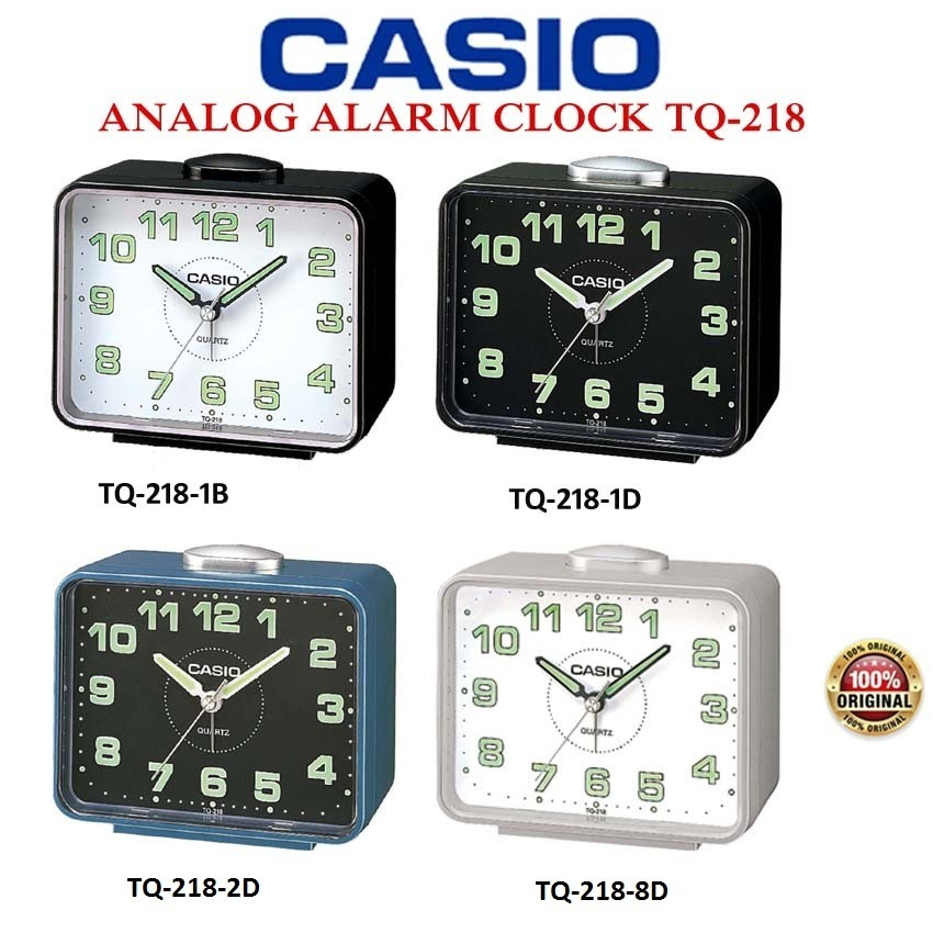 นาฬิกาตั้งโต๊ะ Casio TQ-218 & Alarm