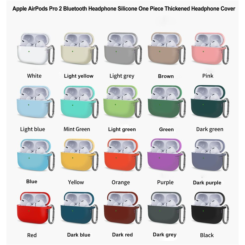 Airpod Pro, Pro 2, เคสซิลิโคน Airpod 3, ปลอกสี Macaron
