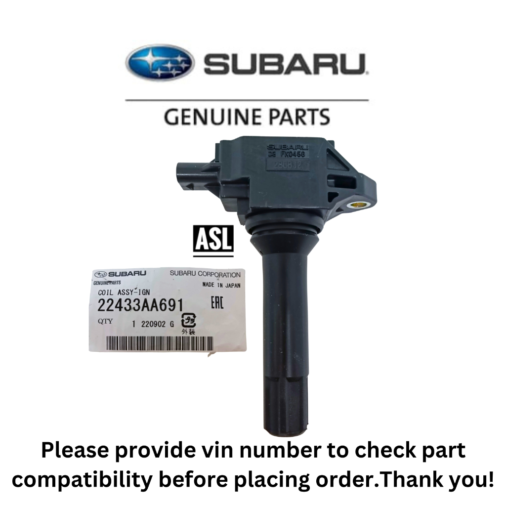 Subaru Forester XT SJG คอยล์จุดระเบิด 22433AA691 คอยล์จุดระเบิด Subaru Legacy 22433AA690