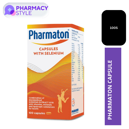 Pharmaton Capsule with Selenium 30s / 100s exp 12/24