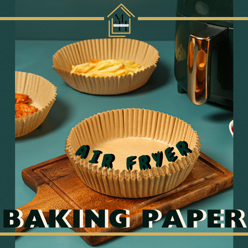 Air Fryer Baking Paper non-stick Paper Air Fryer 50 / 100pcs kertas Air Fryer 空气锅纸