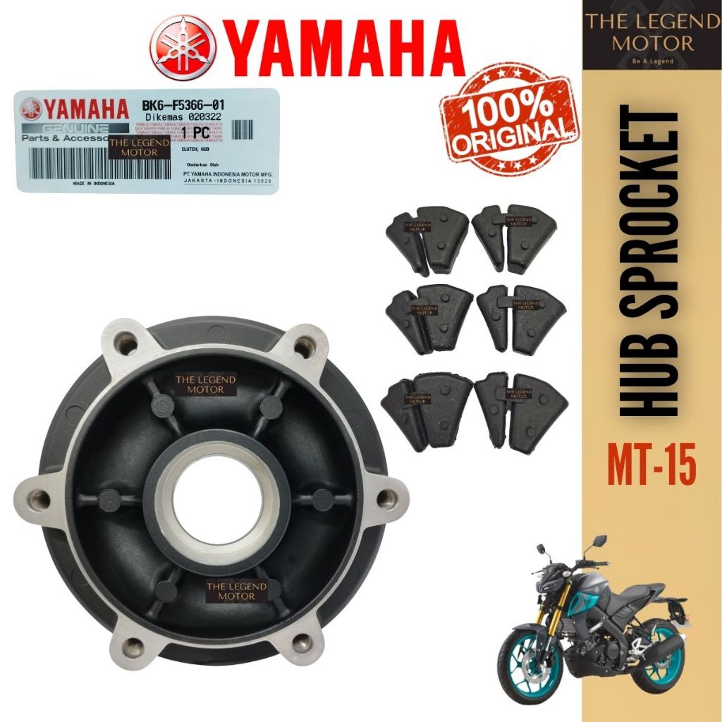 MT15 MT-15 ด้านหลัง Hub Sprocket คลัทช์ Hub Spocket ยาง Belakang ขอบล้อ BK6-F5366-01 Yamaha
