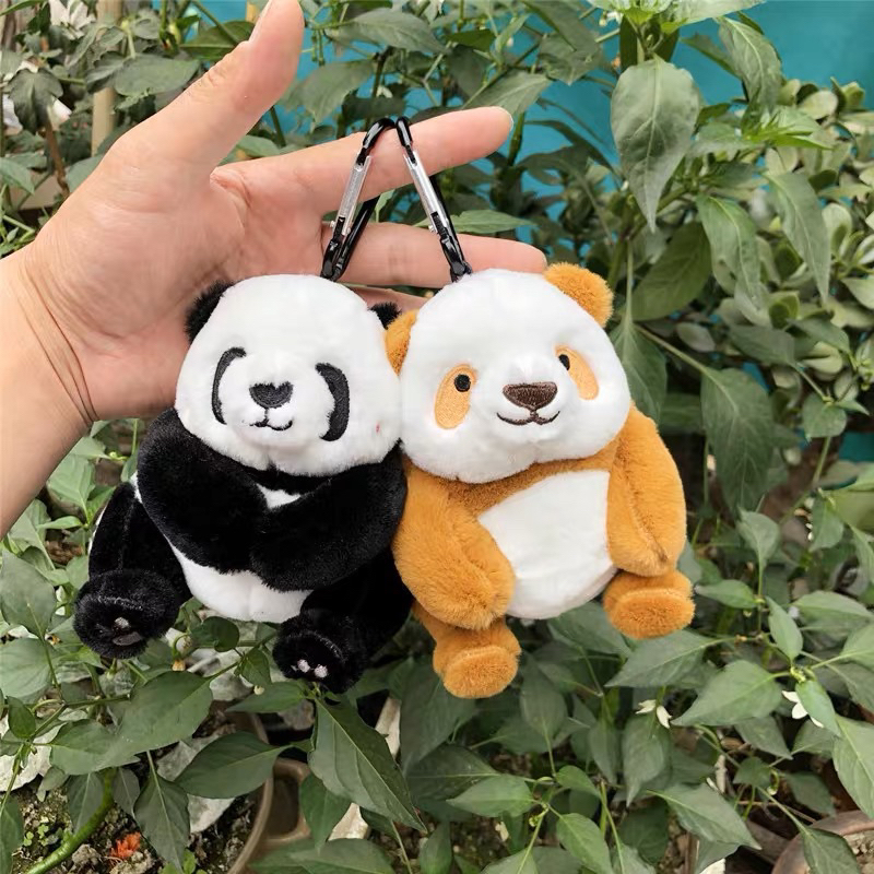 จี้แพนด้า จี้แพนด้า ตุ๊กตาแพนด้า Huahua Qizai Menglan จี้