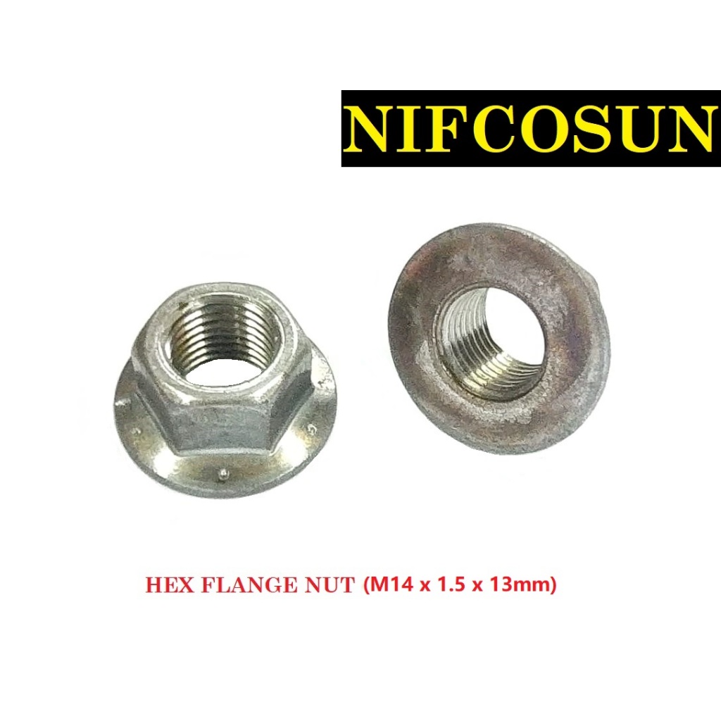 น็อต HEX FLANGE (M14 X 1.5 X 13mm)