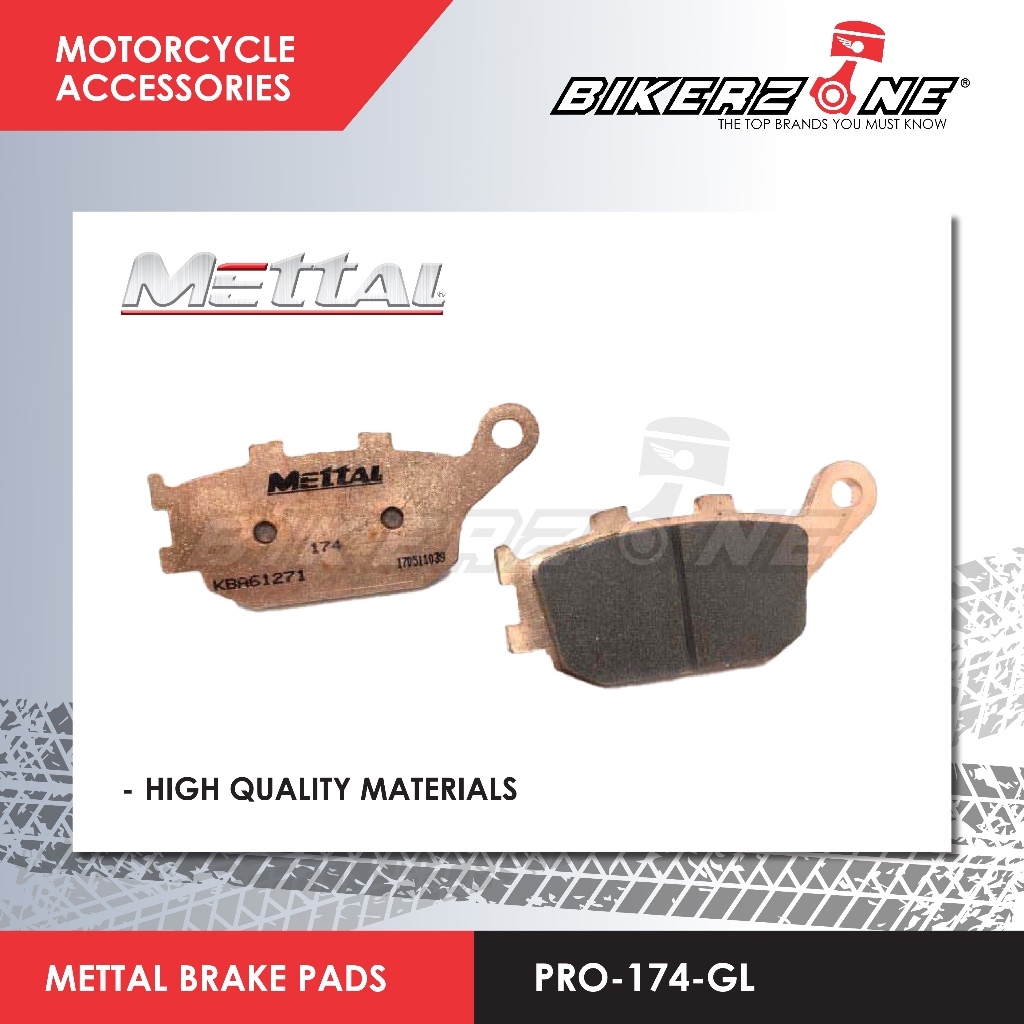 BETTAL PRO-174-GL ผ้าเบรคสําหรับ Honda, Kawasaki, Suzuki และ Yamaha motor by Bikerzone Official Stor
