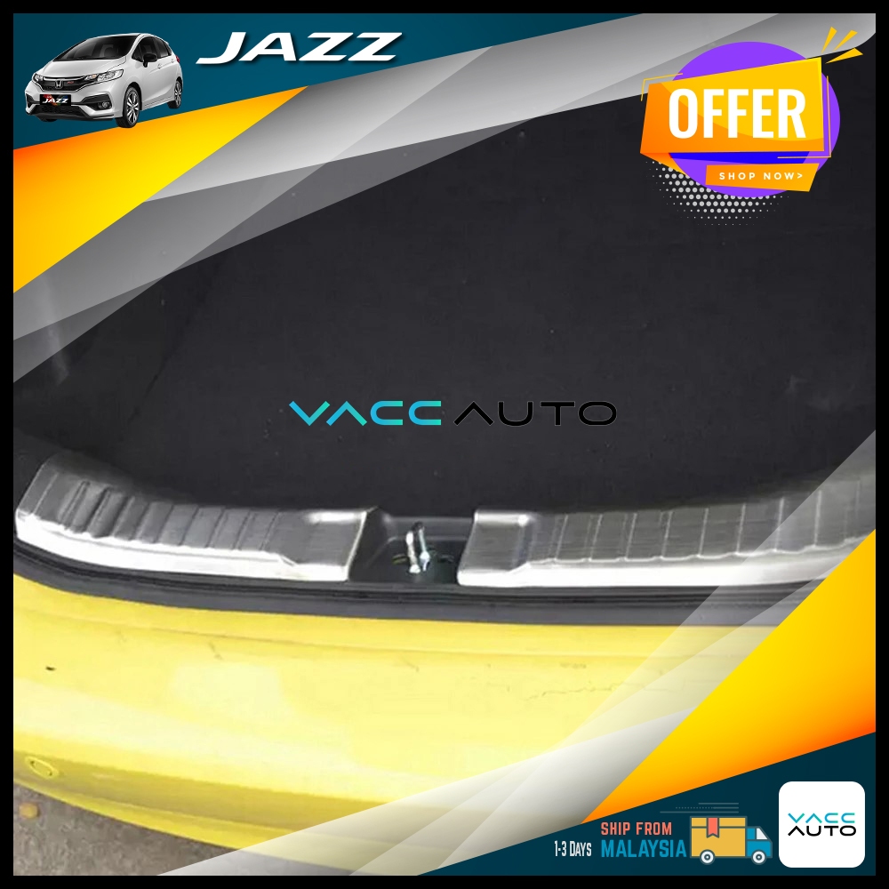 Honda Jazz Fit GK GK5 T5A 3rd ด้านหลังกันชน Protector ปี 2014 - 2026 Jazz GK Vac Auto รถอุปกรณ์เสริม