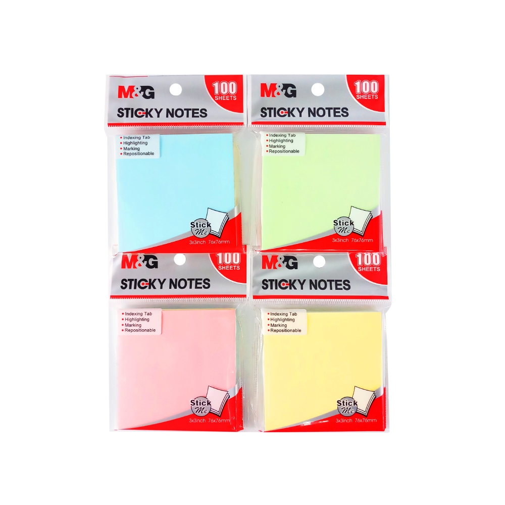 M&G STICKY NOTES 100 แผ่น YS-66 / YS-92 / YS-65 / YS-93