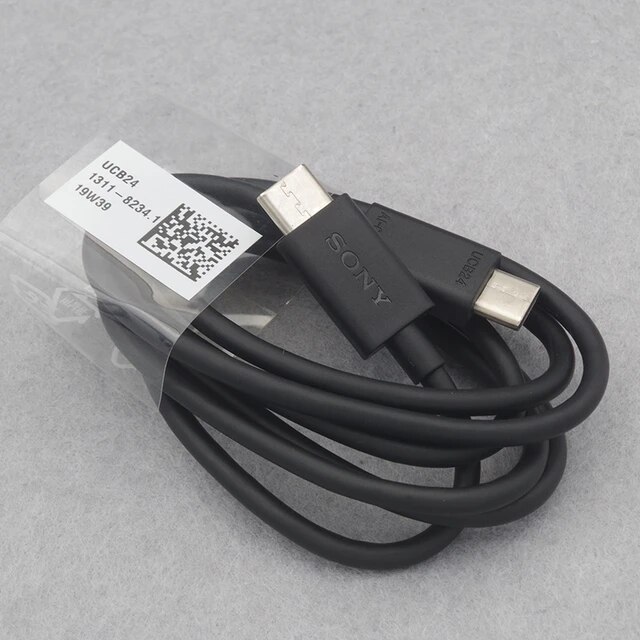 Sony UCB24 USB C Type-C PD สายชาร์จเร็ว 18W 21W