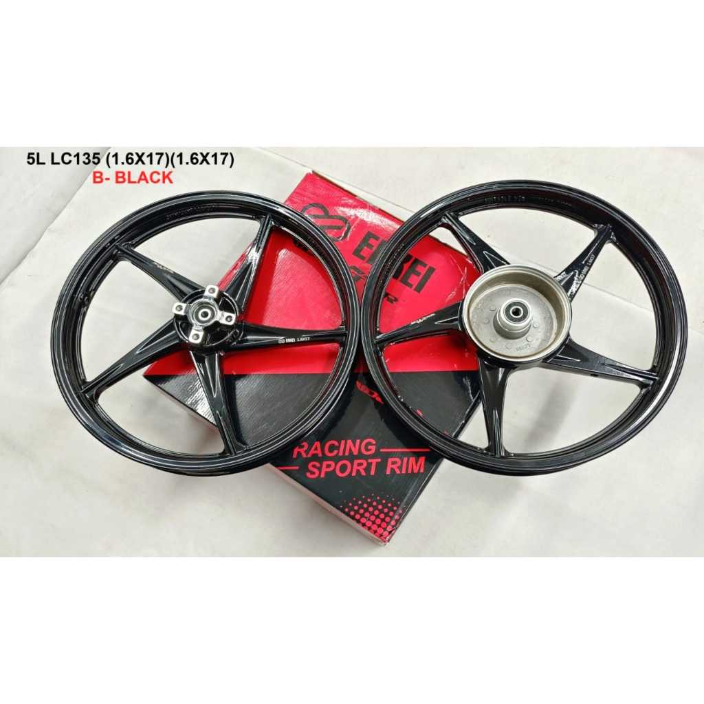 LC 135 /Y125 /Y125ZR /Y15 /Y15ZR / V8 SPORT RIM LIMITED 5LEG BRAND (ENKEI) 1.6.1.6/17
