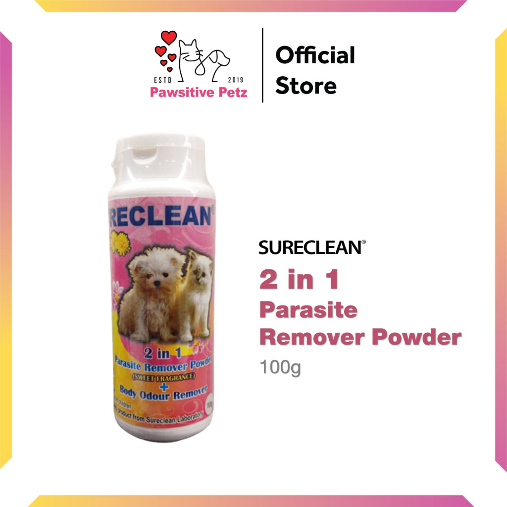 Sureclean Parasite Powder For Cats And Dogs | Keep Parasite Away Powder | Dry Wash | Kutu Powders