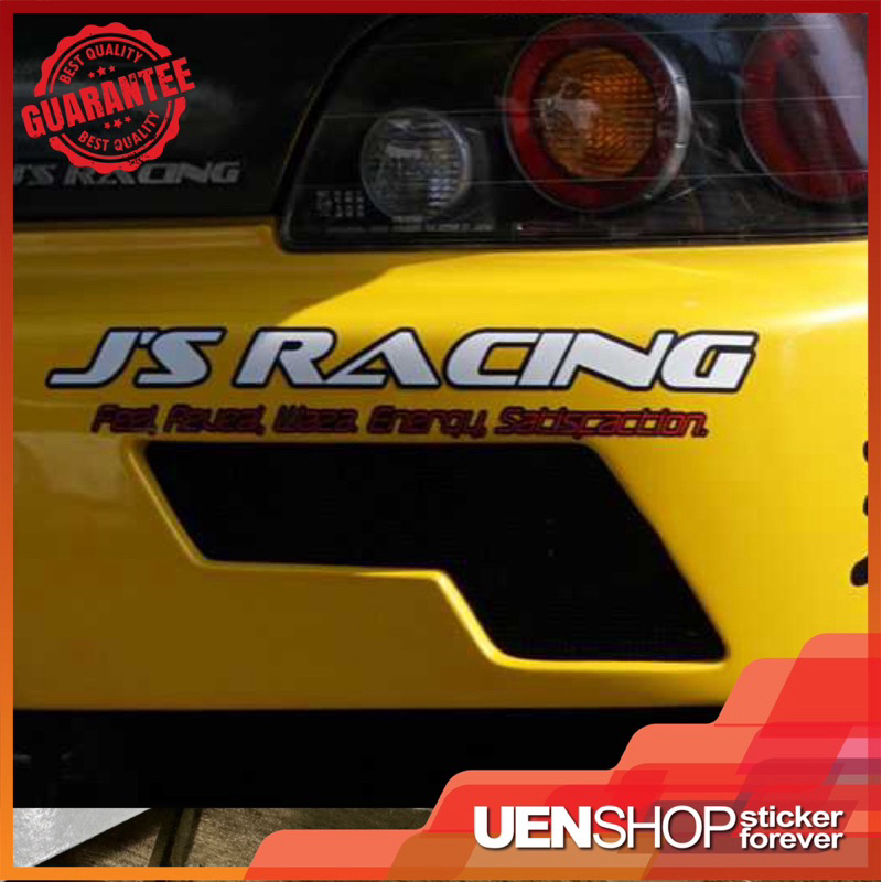 Js RACING DECAL jsracing js js jsracing สติ๊กเกอร์สติ๊กเกอร์ honda