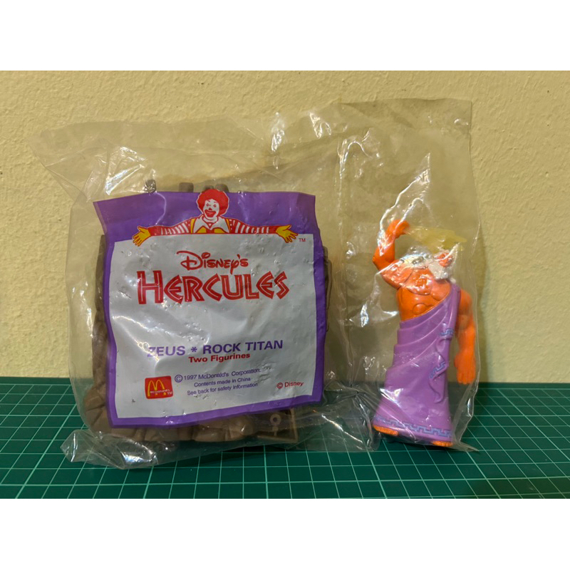 McDonalds Happy Meal Vintage 1997 Mcd Hercules Zeus