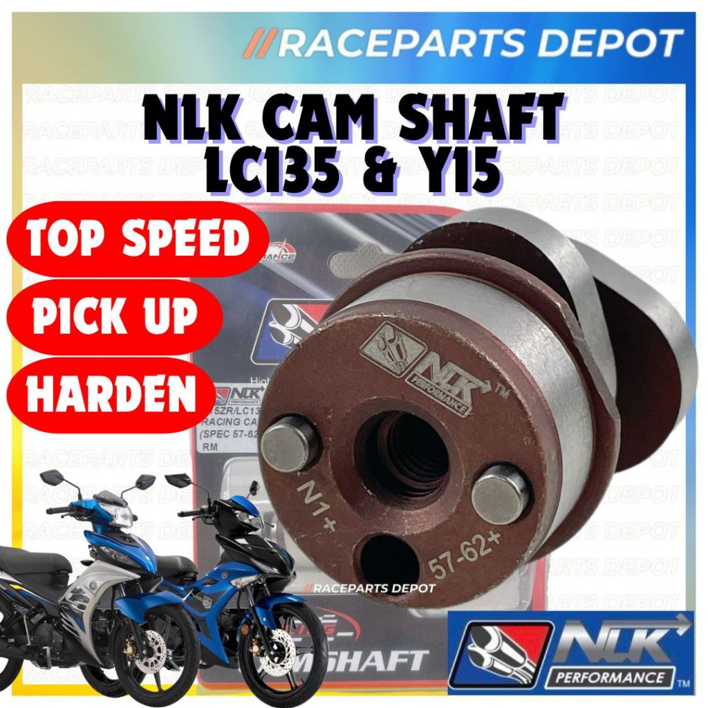 NLK Performance Camshaft Racing Y15 LC135 LCV8 N1+ N2+ N3+ N4+ Cam Racing