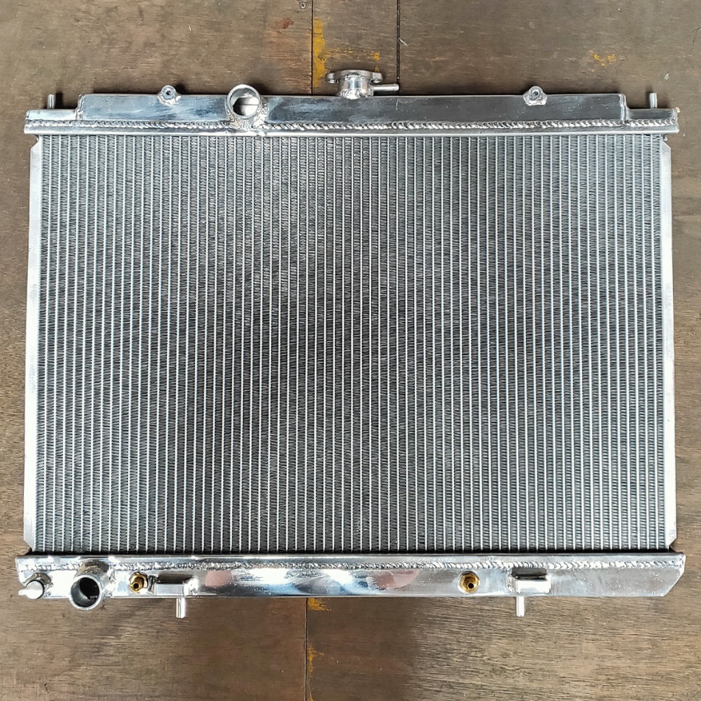 [DD Racing] หม้อน้ําอลูมิเนียม Nissan X-Trail T30 Serena C24 1 แถว (1 ชั้น) 2.0 2.5 QR20 QR25 QR20DE
