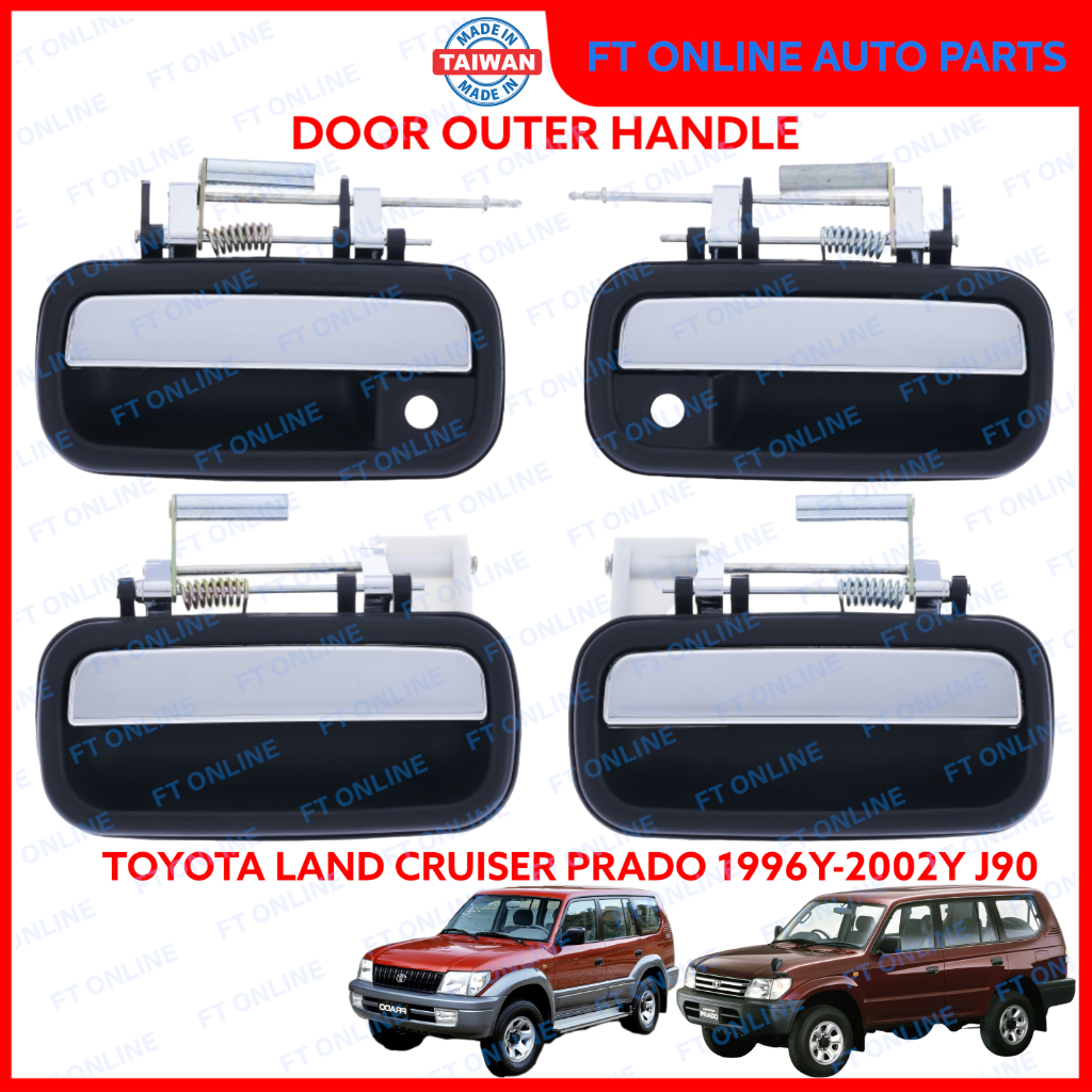TOYOTA LAND CRUISER PRADO 1996-2002 J90 KZJ95 KDJ95 LJ95 RZJ95 ที่จับประตูด้านนอก 1997 1998 1999 LAN